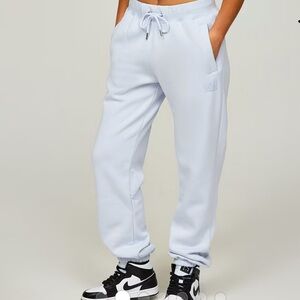 Jordan Loose Fit Active Light Blue Joggers Track Pants Size XL